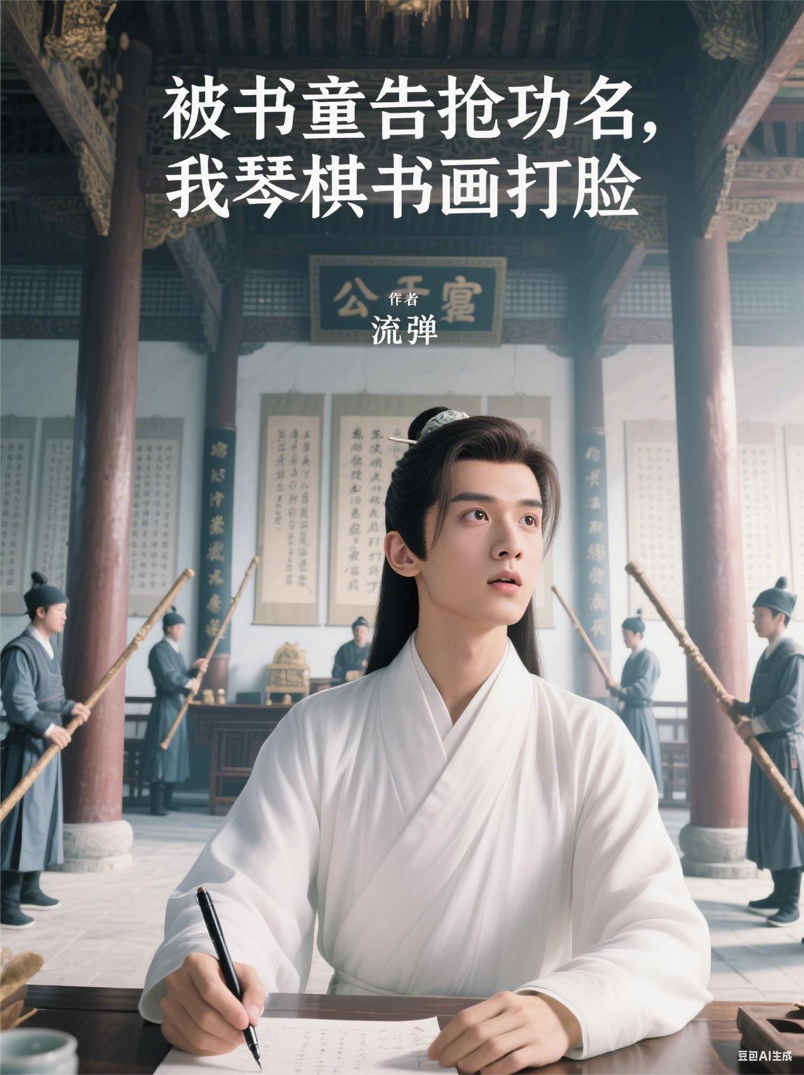 被书童告抢功名，我琴棋书画打脸