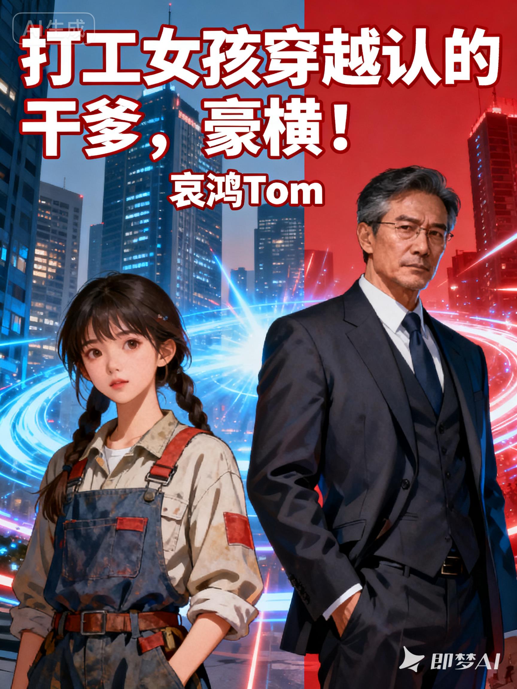 打工女孩穿越认的干爹，豪横！